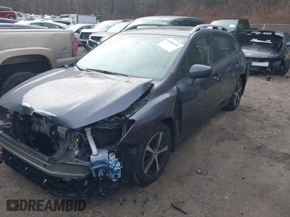 2023 Subaru Impreza Premium with VIN 4S3GTAD67P3722018, listed as a IAAI auction lot 41099791 with 16,126 mi miles and . Bid and sale history available at DreamBid. Image 2.