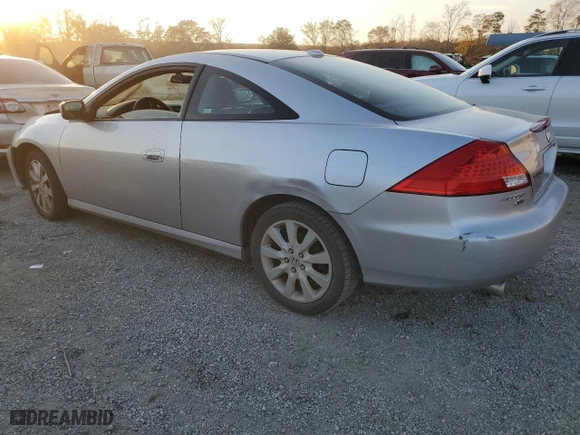 2007 Honda Accord Cpe EX-L with VIN 1HGCM82667A001158, listed as a Copart auction lot 79782204 with NaN miles and Salvage Title. Bid and sale history available at carsss.com. Image 2.