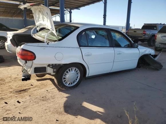 2001 Chevrolet Malibu with VIN 1G1ND52J316269419, listed as a Copart auction lot 76554134 with 0 mi miles and Salvage Title. Bid and sale history available at carsss.com. Image 3.