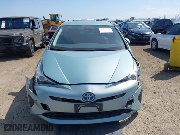 2018 Toyota Prius Two with VIN JTDKBRFU7J3064943, listed as a IAAI auction lot 42077330 with 108,223 mi miles and . Bid and sale history available at carsss.com. Image 12.