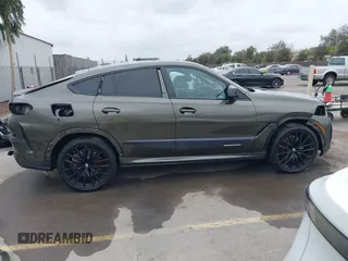 2024 BMW X6 M60i with VIN 5UX43EX06R9U42705, listed as a IAAI auction lot 40359439 with 9,071 mi miles. Bid and sale history available at carsss.com. Image 14.