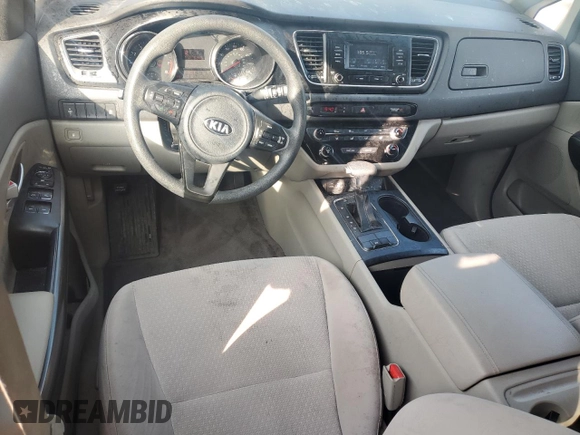 2017 Kia Sedona LX with VIN KNDMB5C16H6306898, listed as a Copart auction lot 71790784 with 51,508 mi miles and Salvage Title. Bid and sale history available at carsss.com. Image 8.