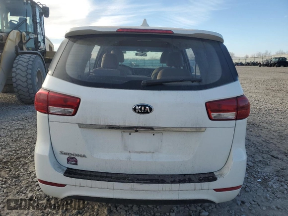 2018 Kia Sedona L with VIN KNDMA5C17J6408784, listed as a Copart auction lot 44455015 with 136,704 mi miles and Non Repairable. Bid and sale history available at carsss.com. Image 6.
