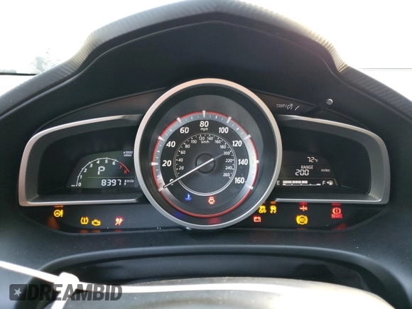 2016 Mazda 3 i Sport with VIN JM1BM1K71G1310840, listed as a Copart auction lot 76546654 with 83,971 mi miles and Salvage Title. Bid and sale history available at DreamBid. Image 9.