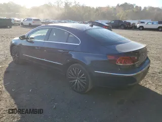 2014 Volkswagen CC VR6 Executive 4Motion with VIN WVWGU7AN7EE536489, listed as a Copart auction lot 76318974 with 122,420 mi miles and Salvage Title. Bid and sale history available at carsss.com. Image 2.