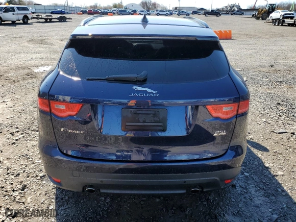 2018 Jaguar F-PACE 25t Premium with VIN SADCJ2FX9JA254722, listed as a Copart auction lot 49597085 with 84,668 mi miles and Salvage Title. Bid and sale history available at carsss.com. Image 6.