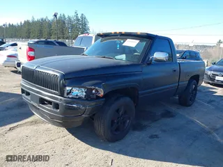 1996 Dodge Ram 1500 with VIN 1B7HC16Y4TS582061, listed as a IAAI auction lot 41682055 with 174,818 mi miles. Bid and sale history available at carsss.com. Image 2.