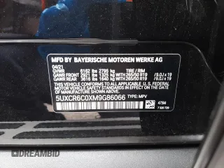 2021 BMW X5 xDrive40i with VIN 5UXCR6C0XM9G86066, listed as a Copart auction lot 63707302 with 12,270 mi miles. Bid and sale history available at carsss.com. Image 10.