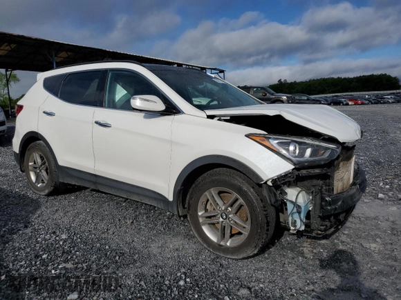 2017 Hyundai Santa Fe 2.4L with VIN 5XYZUDLB0HG471541, listed as a Copart auction lot 55471745 with 112,002 mi miles and Salvage title. Bid and sale history available at DreamBid. Image 4.
