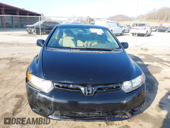 2006 Honda Civic Cpe LX with VIN 2HGFG12666H533716, listed as a IAAI auction lot 41786136 with 215,751 mi miles. Bid and sale history available at carsss.com. Image 6.