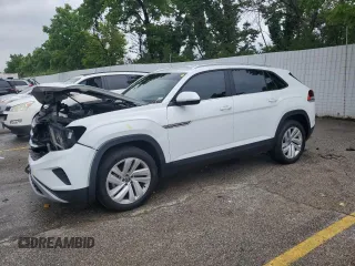2023 Volkswagen Atlas SE z VIN 1V2HE2CA5PC204949, wystawiony jako Copart lot #59323505 z przebiegiem 17 689 mil mil oraz Szkoda całkowita • Salvage title. Historia ofert i sprzedaży dostępna na DreamBid. Obrazek 1.