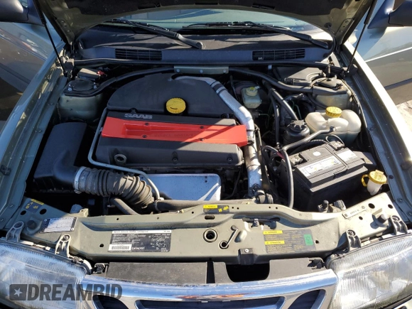 1999 Saab 9-3 SE with VIN YS3DF55NXX2001956, listed as a Copart auction lot 43873455 with 127,950 mi miles and Salvage Title. Bid and sale history available at carsss.com. Image 12.