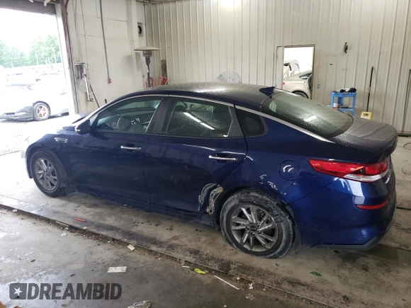 2019 Kia Optima LX with VIN 5XXGT4L30KG351365, listed as a Copart auction lot 58257735 with 29,874 mi miles and Salvage title. Bid and sale history available at DreamBid. Image 2.