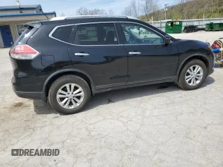 2016 Nissan Rogue SV with VIN KNMAT2MVXGP647312, listed as a Copart auction lot 53097615 with 129,399 mi miles and Salvage Title. Bid and sale history available at DreamBid. Image 3.