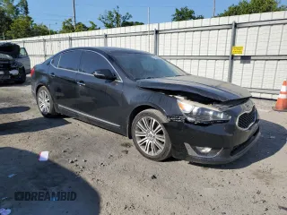 2015 Kia Cadenza Premium z VIN KNALN4D71F5187688, wystawiony jako Copart lot #52968615 z przebiegiem 143 762 mil mil oraz Szkoda całkowita • Salvage title. Historia ofert i sprzedaży dostępna na DreamBid. Obrazek 4.