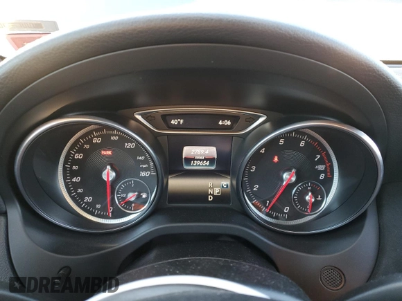 2017 Mercedes-Benz CLA 250 with VIN WDDSJ4GB1HN434615, listed as a Copart auction lot 43185044 with 139,654 mi miles and . Bid and sale history available at DreamBid. Image 9.