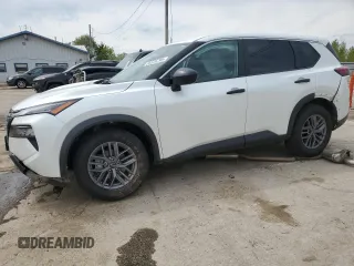 2025 Nissan Rogue S with VIN 5N1BT3AB3SC808390, listed as a Copart auction lot 55576795 with 13,971 mi miles and Salvage title. Bid and sale history available at DreamBid. Image 1.