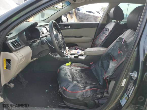 2016 Kia Optima LX with VIN 5XXGT4L34GG024801, listed as a Copart auction lot 51017585 with 109,071 mi miles and Salvage Title. Bid and sale history available at carsss.com. Image 7.