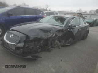 2014 Jaguar XJ with VIN SAJWA2GTXEMV62573, listed as a Copart auction lot 44791745 with Not Provided miles and Salvage Title. Bid and sale history available at DreamBid. Image 1.
