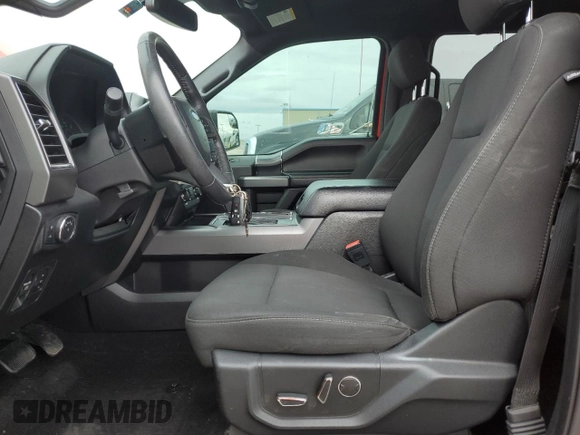 2018 Ford F-150 XL with VIN 1FTEW1CP7JKF70781, listed as a Copart auction lot 50906645 with 154,564 mi miles and Salvage Title. Bid and sale history available at DreamBid. Image 7.