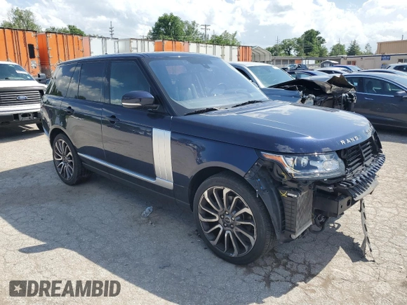 2016 Land Rover Range Rover with VIN SALGR2PF1GA297089, listed as a Copart auction lot 53942364 with 61,437 mi miles and Salvage Title. Bid and sale history available at carsss.com. Image 4.