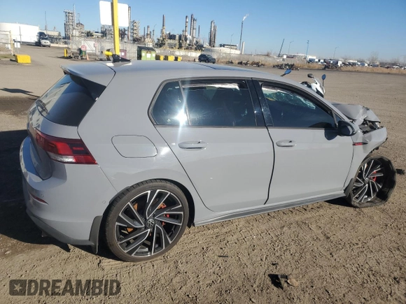 2024 Volkswagen Golf GTI Autobahn with VIN WVWVA7CD4RW114412, listed as a Copart auction lot 80870034 with 16,870 mi miles and Salvage Title. Bid and sale history available at carsss.com. Image 3.