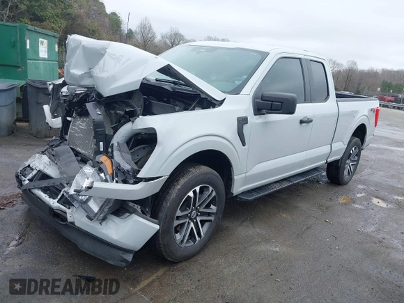 2023 Ford F-150 XL with VIN 1FTEX1EPXPFB16102, listed as a IAAI auction lot 41544485 with 18,460 mi miles and . Bid and sale history available at DreamBid. Image 19.