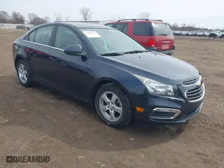2015 Chevrolet Cruze LT with VIN 1G1PC5SB7F7291798, listed as a IAAI auction lot 41835662 with 89,258 mi miles. Bid and sale history available at carsss.com. Image 1.