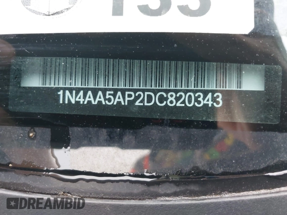 2013 Nissan Maxima SV z VIN 1N4AA5AP2DC820343, wystawiony jako IAAI lot #42520118 z przebiegiem 89 078 mil mil oraz . Historia ofert i sprzedaży dostępna na DreamBid. Obrazek 17.