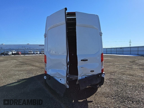 2023 Ford Transit Cargo with VIN 1FTBR2X81PKA29544, listed as a Copart auction lot 42618595 with 38,575 mi miles and Clean Title. Bid and sale history available at DreamBid. Image 6.