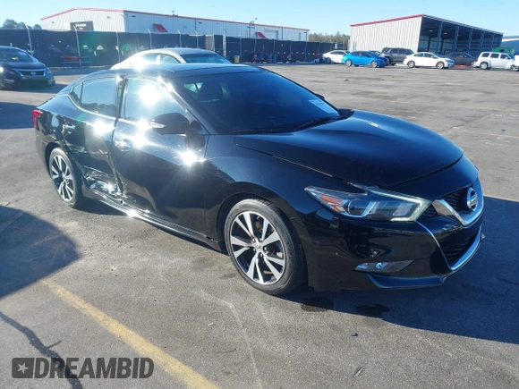 2016 Nissan Maxima SV with VIN 1N4AA6AP0GC385090, listed as a IAAI auction lot 41215857 with 97,072 mi miles and . Bid and sale history available at DreamBid. Image 1.