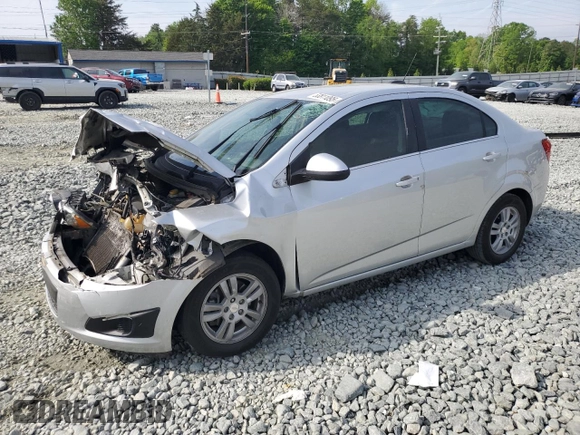 2015 Chevrolet Sonic LT with VIN 1G1JC5SH6F4131388, listed as a Copart auction lot 53811095 with Not provided miles and Salvage title. Bid and sale history available at DreamBid. Image 1.