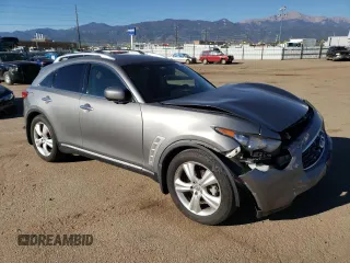 2010 Infiniti FX35 with VIN JN8AS1MWXAM857184, listed as a Copart auction lot 73210314 with 133,993 mi miles and Salvage Title. Bid and sale history available at carsss.com. Image 4.