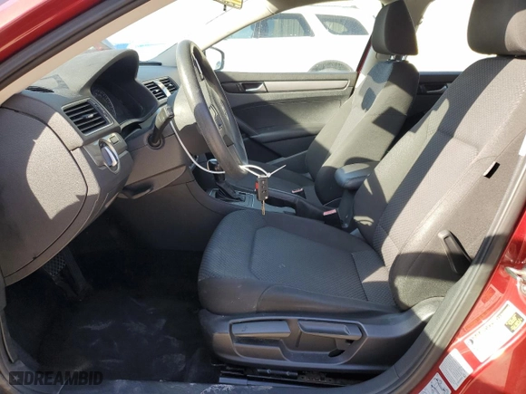2015 Volkswagen Passat 1.8T Limited Edition with VIN 1VWAT7A3XFC062734, listed as a Copart auction lot 87294834 with 0 mi miles and Salvage Title. Bid and sale history available at carsss.com. Image 7.