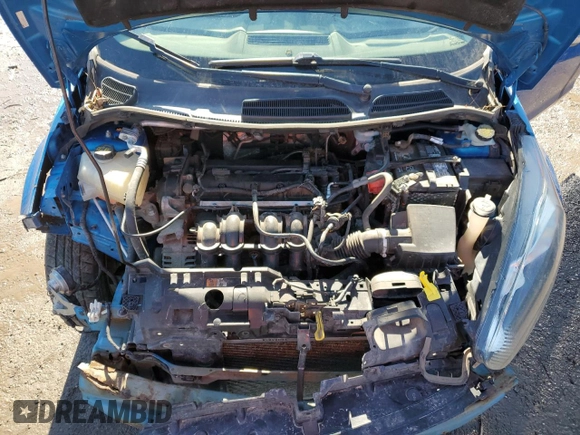 2016 Ford Fiesta SE with VIN 3FADP4EJ8GM125783, listed as a Copart auction lot 46689705 with 178,107 mi miles and Salvage Title. Bid and sale history available at DreamBid. Image 12.