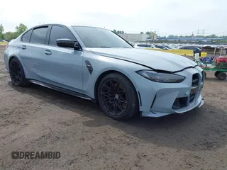 2023 BMW M3 Competition xDrive with VIN WBS43AY02PFN84856, listed as a IAAI auction lot 42264686 with 18,881 mi miles and . Bid and sale history available at DreamBid. Image 1.