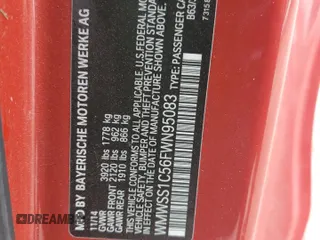 2015 MINI Paceman z VIN WMWSS1C56FWN95083, wystawiony jako Copart lot #60351905 z przebiegiem 94 642 mil mil oraz Czysty tytuł • Clean title. Historia ofert i sprzedaży dostępna na DreamBid. Obrazek 12.