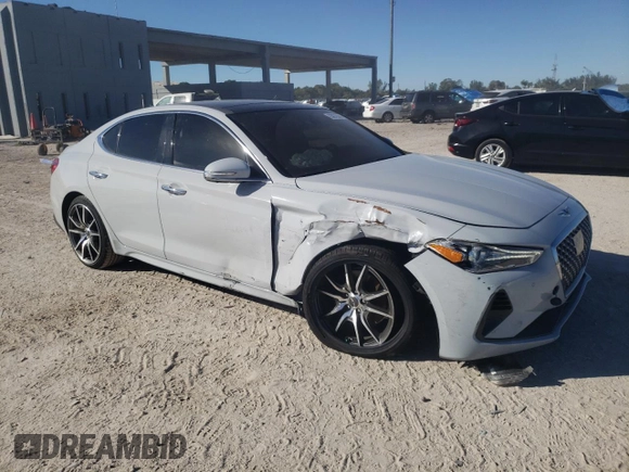 2020 Genesis G70 2.0T with VIN KMTG44LA1LU045400, listed as a Copart auction lot 83072684 with 56,380 mi miles and Non repairable. Bid and sale history available at DreamBid. Image 4.