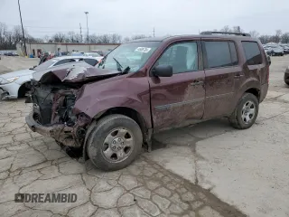2013 Honda Pilot LX with VIN 5FNYF4H29DB085927, listed as a Copart auction lot 44906785 with 0 mi miles and Salvage Title. Bid and sale history available at carsss.com. Image 1.