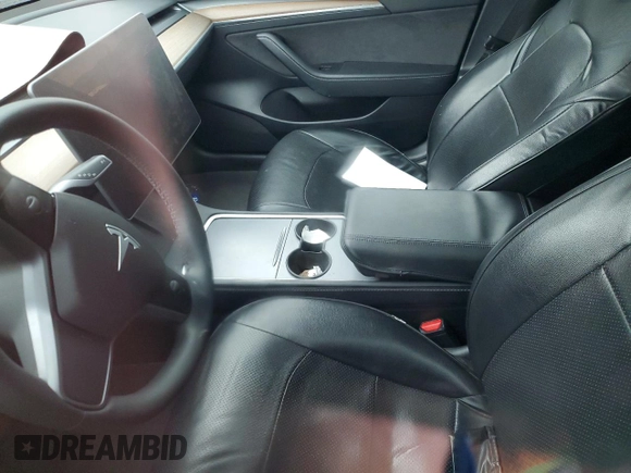2023 Tesla Model 3 with VIN 5YJ3E1EA9PF543672, listed as a Copart auction lot 48211035 with Not Provided miles and Salvage Title. Bid and sale history available at DreamBid. Image 7.