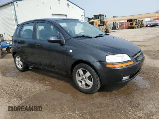 2007 Chevrolet Aveo LT z VIN KL1TG65627B699713, wystawiony jako Copart lot #59269135 z przebiegiem 201 659 mil mil oraz Czysty tytuł • Clean title. Historia ofert i sprzedaży dostępna na DreamBid. Obrazek 4.