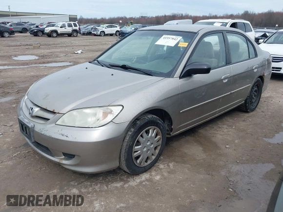 2005 Honda Civic LX with VIN 1HGES16555L000205, listed as a IAAI auction lot 41957842 with 202,394 mi miles and . Bid and sale history available at DreamBid. Image 17.