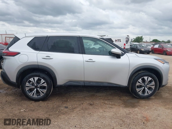 2023 Nissan Rogue SV with VIN 5N1BT3BB8PC945119, listed as a IAAI auction lot 42087870 with 43,873 mi miles. Bid and sale history available at carsss.com. Image 13.