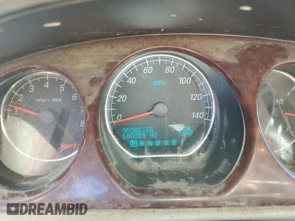 2007 Buick Lucerne V6 CXL with VIN 1G4HD572X7U109396, listed as a Copart auction lot 42775565 with 160,053 mi miles and Salvage Title. Bid and sale history available at carsss.com. Image 9.