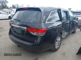 2014 Honda Odyssey EX-L z VIN 5FNRL5H69EB007106, wystawiony jako IAAI lot #41916202 z przebiegiem 164 040 mil mil oraz . Historia ofert i sprzedaży dostępna na DreamBid. Obrazek 4.