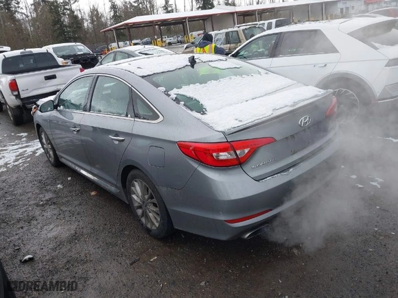 2015 Hyundai Sonata 2.4L Sport with VIN 5NPE34AF1FH076863, listed as a IAAI auction lot 41458535 with 168,605 mi miles. Bid and sale history available at carsss.com. Image 3.