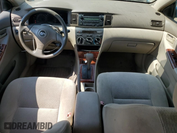 2005 Toyota Corolla CE with VIN 1NXBR32E65Z472336, listed as a Copart auction lot 67199174 with 135,535 mi miles and Clean Title. Bid and sale history available at DreamBid. Image 8.