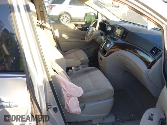 2017 Nissan Quest SV with VIN JN8AE2KP6H9169849, listed as a IAAI auction lot 41565284 with 154,656 mi miles. Bid and sale history available at carsss.com. Image 5.