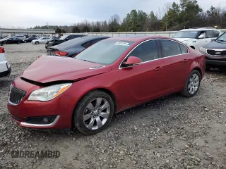 2014 Buick Regal with VIN 2G4GK5EX7E9303409, listed as a Copart auction lot 43935295 with 196,290 mi miles and Salvage title. Bid and sale history available at DreamBid. Image 1.