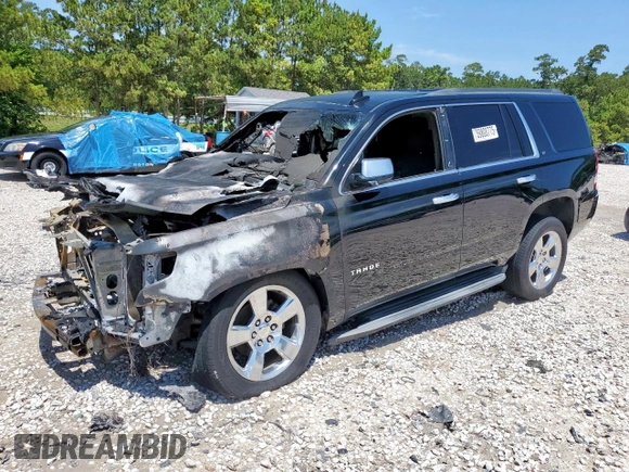 2015 Chevrolet Tahoe LT with VIN 1GNSCBKC0FR641471, listed as a Copart auction lot 59808775 with Not provided miles and Non repairable. Bid and sale history available at DreamBid. Image 1.
